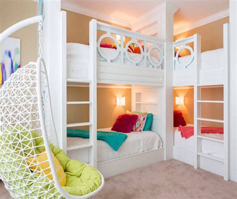 Pin By Stephanie Takacs On Bedrooms With Hanging Chairs Cool Bunk