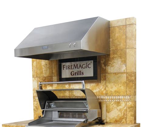 Outdoor fire pit vent hood. Outdoor Kitchen: NEW Firemagic Vent Hood, Electric Grill ...