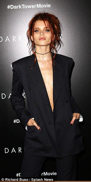 Abbey Lee Kershaw Braless In New York Daily Mail Online