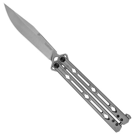 Kershaw Moonsault Balisong Butterfly Knife Stainless Steel Handle Working Finish Blade 5050
