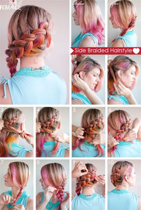 How To Do Side Braided Hairstyle Step By Step Diy Tutorial How To