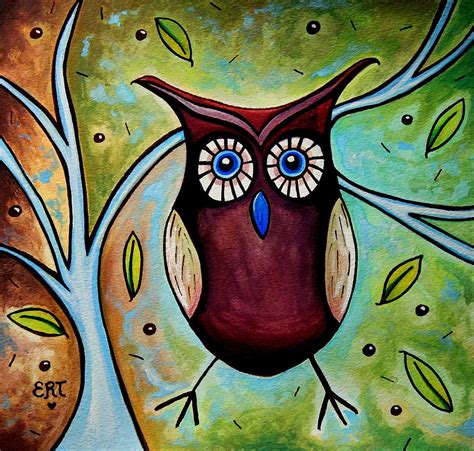 The Whimsical Owl By Elizabeth Robinette Tyndall