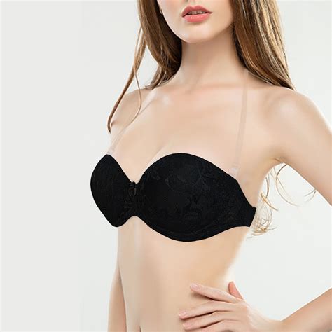 New Hot Women Push Up Bra Strapless Bras Underwire Backless Wedding Party Sexy Lingerie Bras