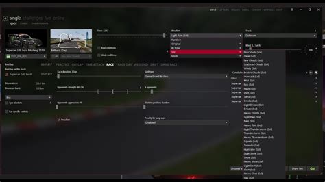 Assetto Corsa Content Manager Weather Mod Rain Snow Clouds Custom