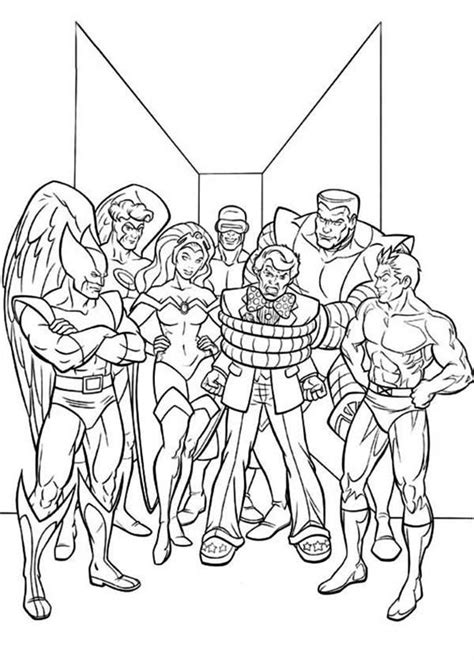 Wolverine, magneto, clyclope, etc …. X-Men Coloring pages 4 | Páginas para colorir, Desenhos ...