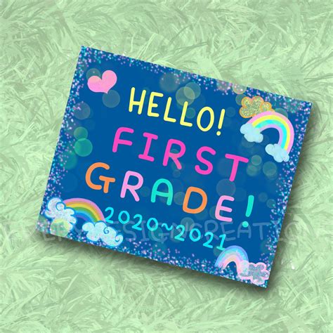 Hello First Grade 2020