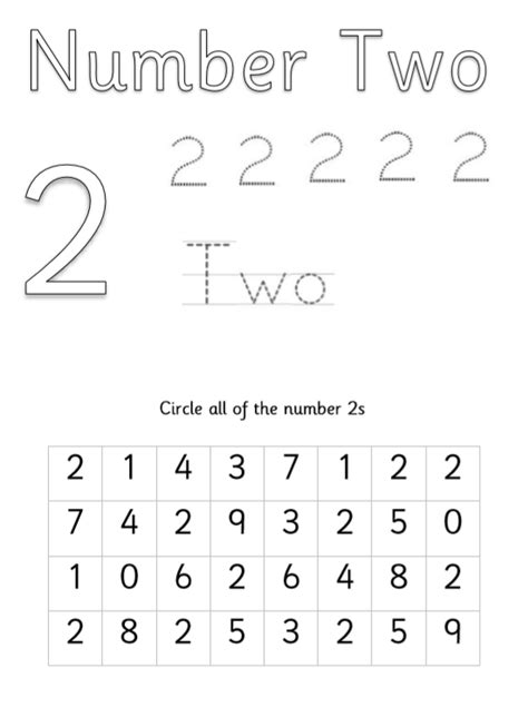 Number Activity Sheets 1 10 Teaching Resources