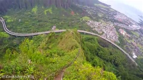 Haiku Stairs Stairway To Heaven Hawaii Hike In 4k 2015 Youtube