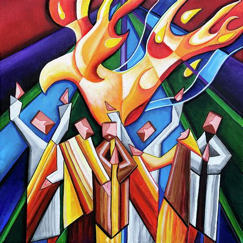 Pentecost Painting By Jennifer Allison Pixels