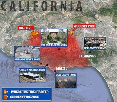 caitlyn jenner s malibu house burns down in california wildfires daily mail online