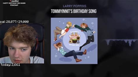 Tommyinnit Reacts To His Birthday Song Made Just For Him With Tubbo And