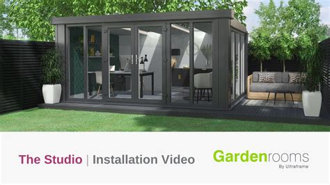 The Studio Garden Room Installation Youtube