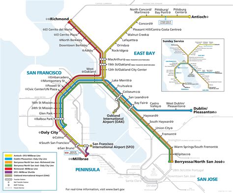Transit Maps Submission Official Map Bart System Map 2020