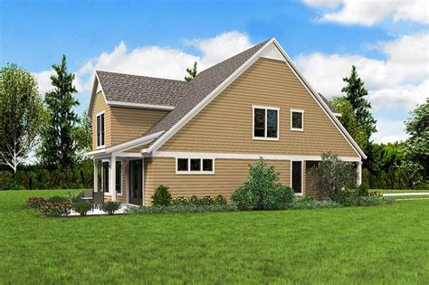 Narrow Lot Cottage Home Plan 69583am Architectural Designs House