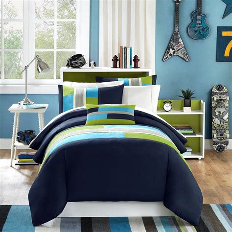 Choose from contactless same day delivery, drive up and more. Girls Navy Blue Lime Green Maverick Duvet Cover Full Queen ...