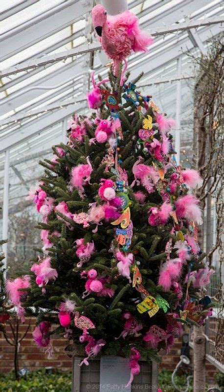 Pink Flamingo Christmas Tree At Longwood Gardens By Patty Hankins Fine