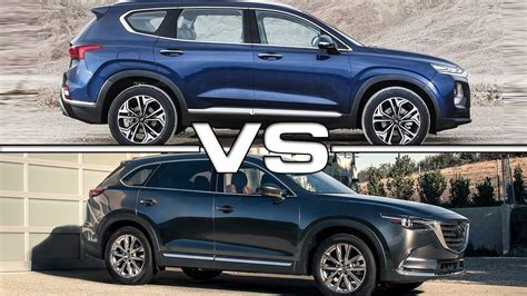 Request a dealer quote or view used cars at msn autos. 2019 Hyundai Santa Fe vs 2018 Mazda CX-9 - YouTube