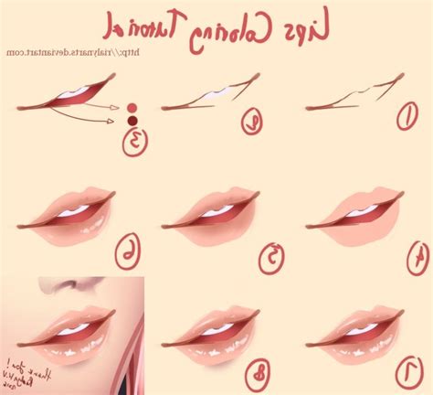 Save more with subscribe & save. Coloring Lips | Digital art beginner, Anime art tutorial ...