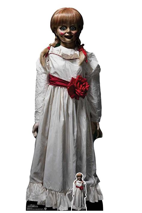 Annabelle Haunted Doll From The Conjuring Universe Official Cardboard Cutout Fruugo Za
