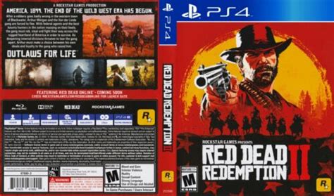 Red Dead Redemption 2 Replacement Box Art Case Insert Cover Only Ebay