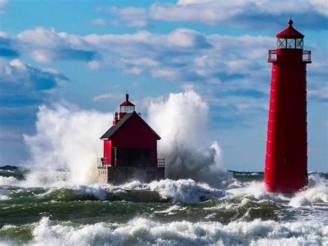 Grand Haven Dec 2017 Grand Haven Beautiful Pictures Lighthouse
