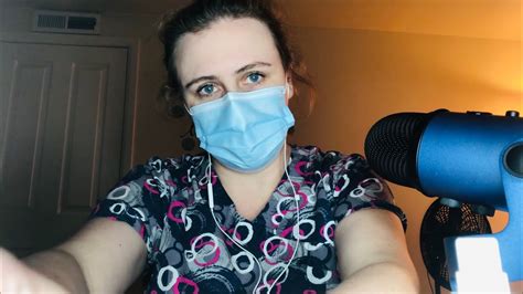 asmr video roleplay nursing care in hospital training mask asmr nurse youtube
