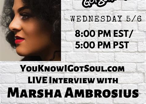 Marsha Ambrosius Interview History In Music A Touch Of