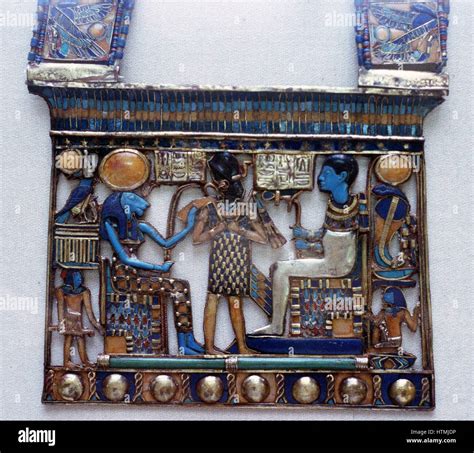 Pectoral Jewel From Tomb Of Tutankhamun Showing Ptah Creator Of