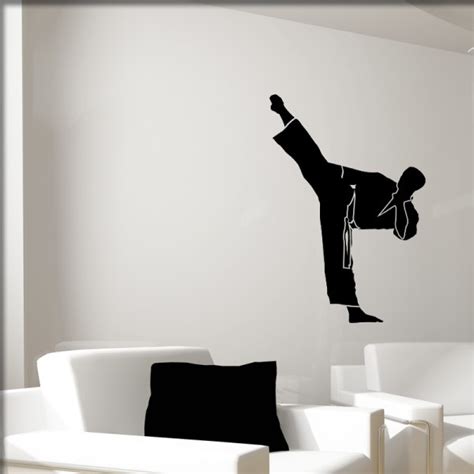 Karate Wandtattoo Für Das Wohnzimmer Wandartistench