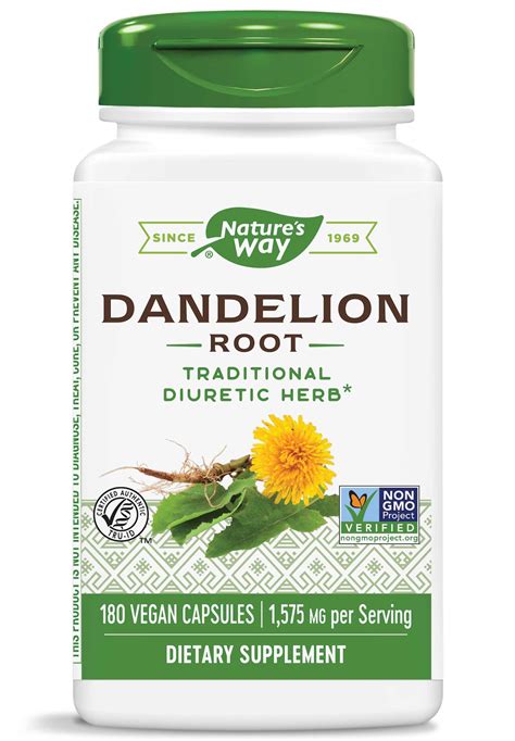 Natures Way Dandelion Root Supplement First