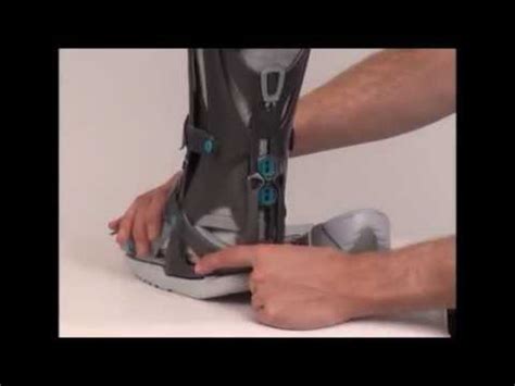 Tutore per frattura tibio tarsica - YouTube