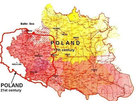 poland today in map with polish lithuanian maps on the web