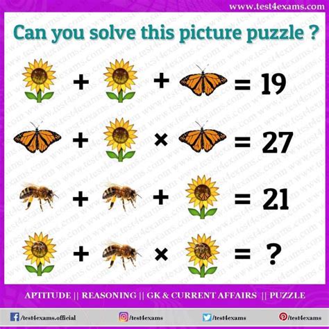 Solve The Challenging Math Puzzles Logic Brain Teaser Test 4 Exams