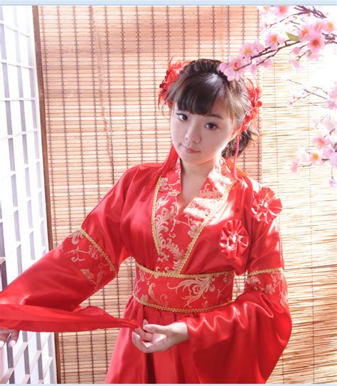 Red Classic Traditional Kimono Sexy Women Yukata Vintage Party Prom