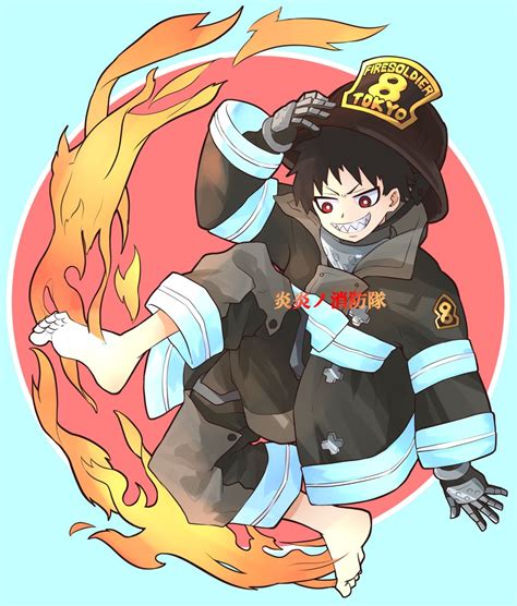 shinra 🔥💧😈💧🔥 enen no shouboutai fireforce follow me for more great images