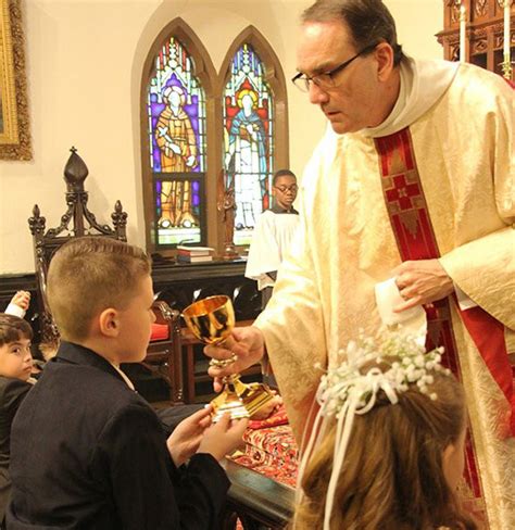 We all want to reverently receive communion, not get in anyone's way or spill anything, and to not have any surprises. Christ Church children receive their 1st Holy Communion ...