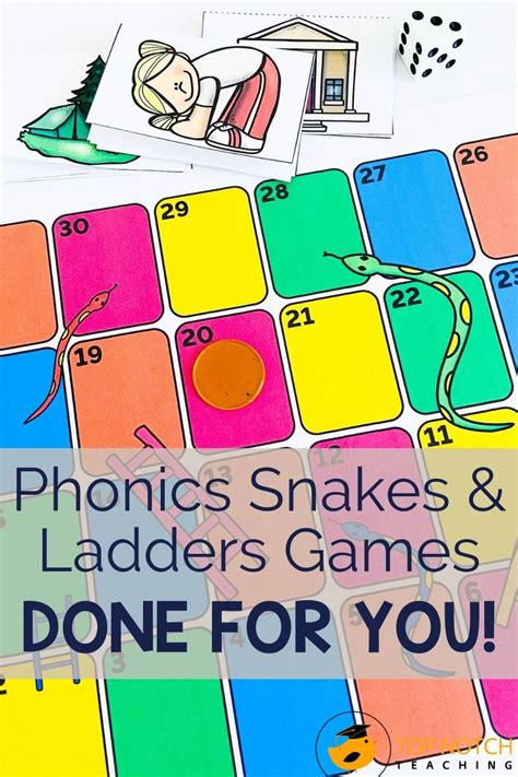 Phonics Snakes And Ladders Games Basic Code Top Notch Teaching In