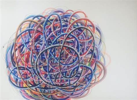 Nina Bovasso Swirly Ball Giclee Print Giclee Print Abstract Prints Swirly