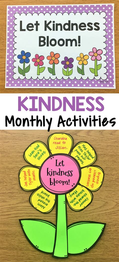 Kindness Activities {Monthly Kindness Activities and Posters} | Kindness activities, Activities ...