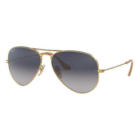 Ray Ban Rb3025 001 78 58m Gold Polarized Blue Gradient Aviator