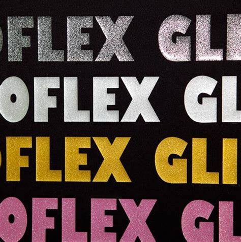 Siser Videoflex Glitter Heat Transfer Vinyl 15 X 1 Yard