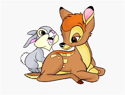 Cartoon Bambi And Thumper Free Transparent Clipart Clipartkey