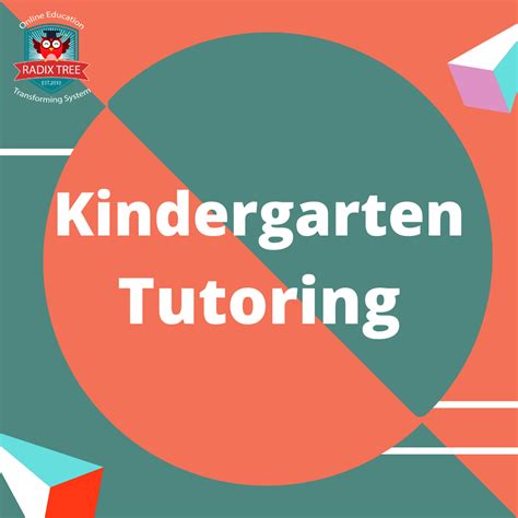 Kindergarten Tutoring Ratesradix Tree Online Tutoring And Training Services
