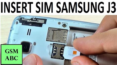 Samsung Galaxy J3 2016 J320f How To Insert Remove Sim Card And