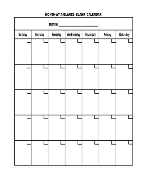 Blank Calendar Image Blank Monthly Calendar Monthly Calendar