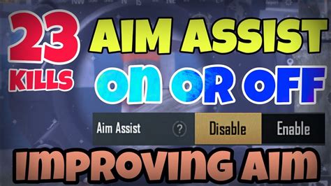 This means that, under normal circumstances, the player must adjust the weapon's. Pubg Mobile Improving Aim | Aim Assist Off - YouTube