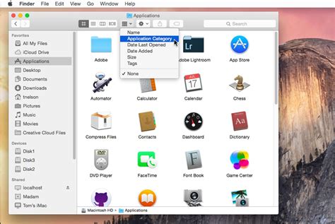 Using The Finder On Your Mac