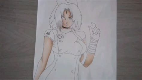 Speed Drawing Haruno Sakura Naruto Shippuden Youtube