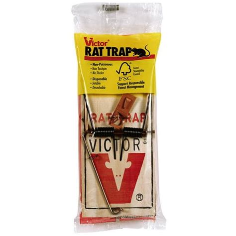 Victor Metal Pedal Indoor And Outdoor Rat Trap 1 Pack