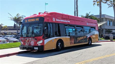 Long Beach Transit New Flyer Xcelsior Xe35 Bus In Belmont So Cal